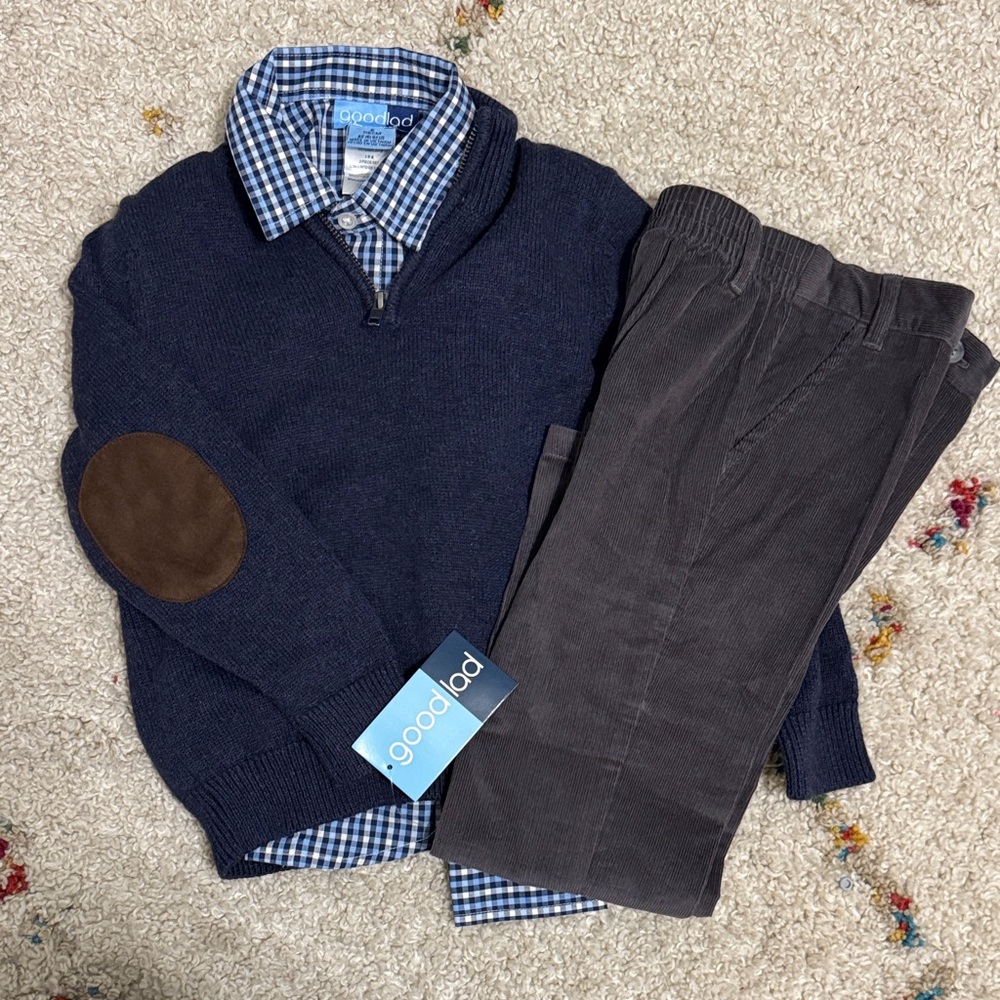 Good Lad Boys NWT 3 Piece Outfit. Size 6
